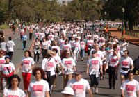 Аргентина. Марш «Вместе против рака груди»